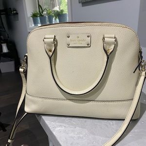 Cream coloured Kate Spade Dome Bag